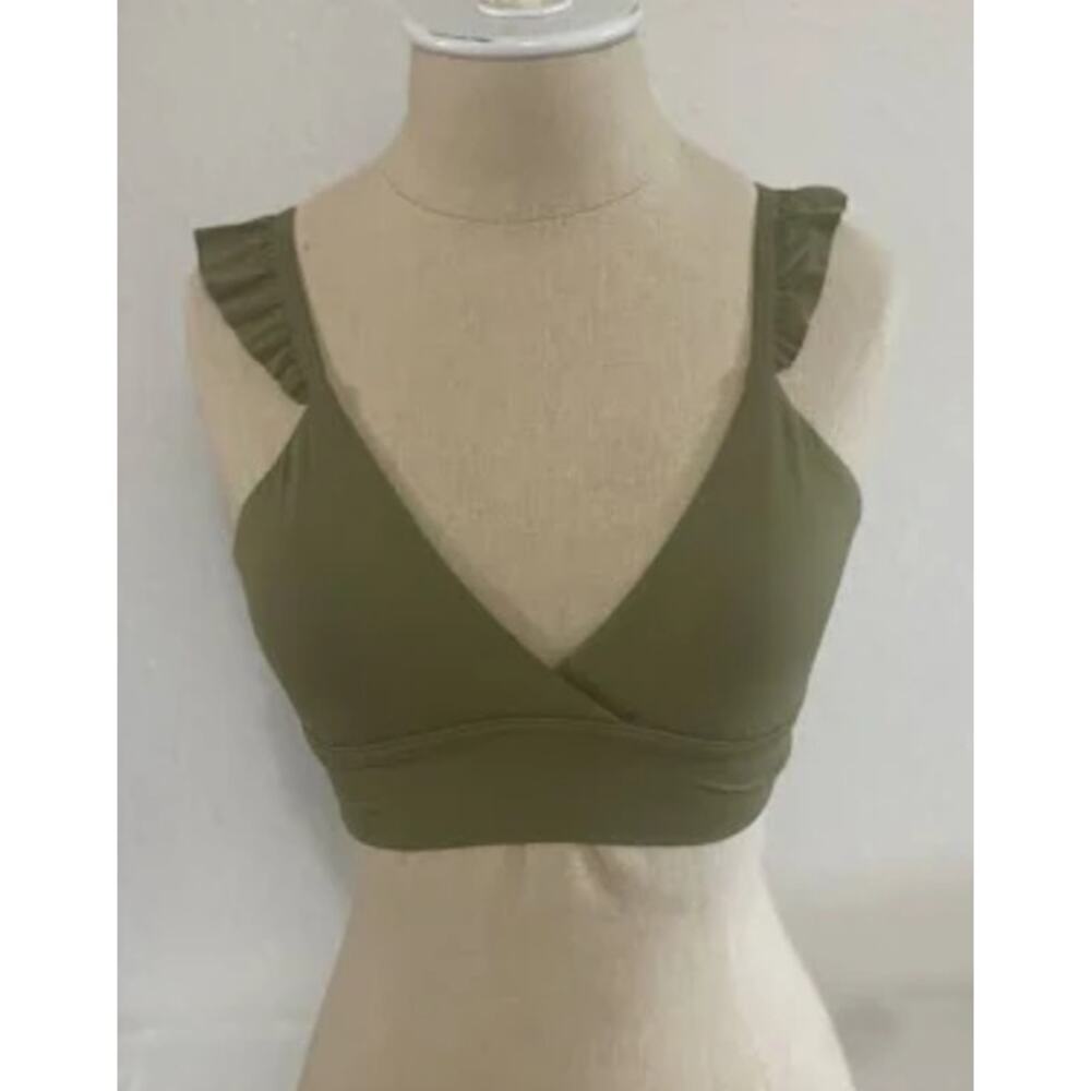$40 OFFLINE By Aerie Real Me Xtra Ruffle Sports Bra S NWT - Picture 8 of 9